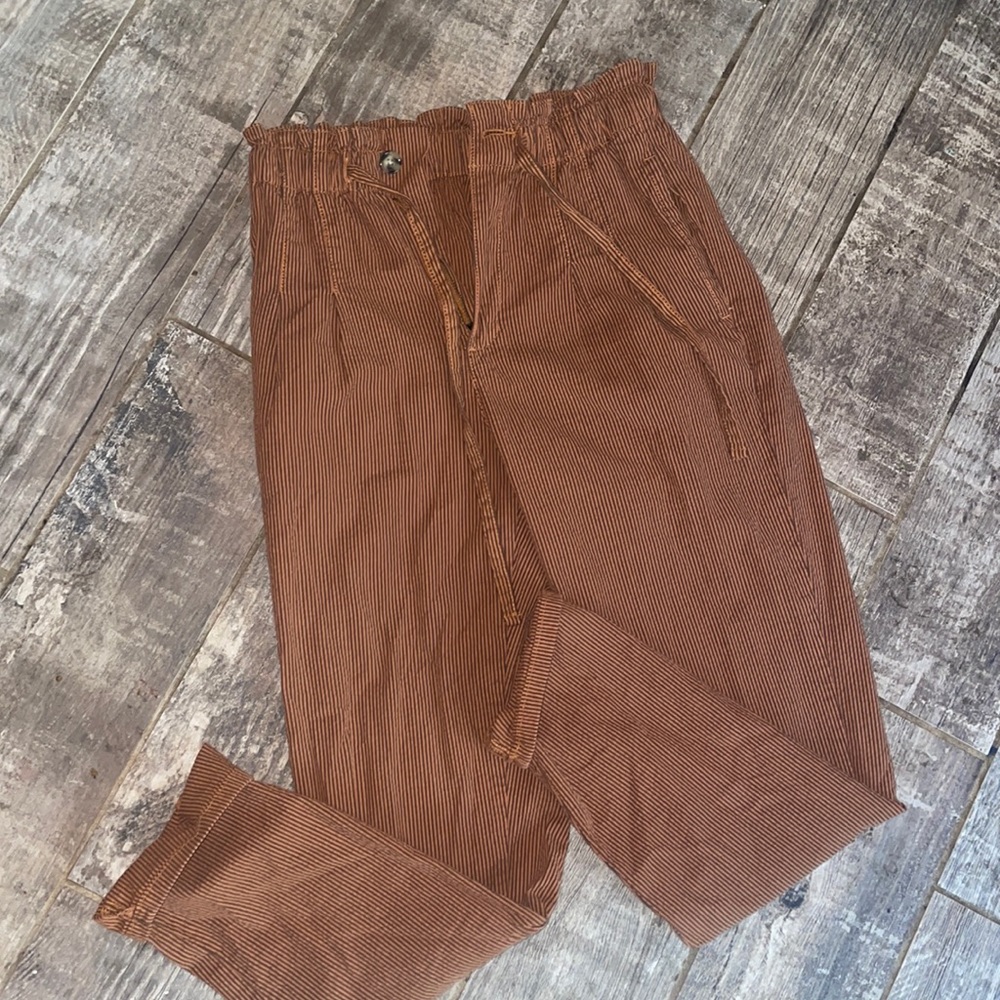 Arizona paper bag waist brown pants